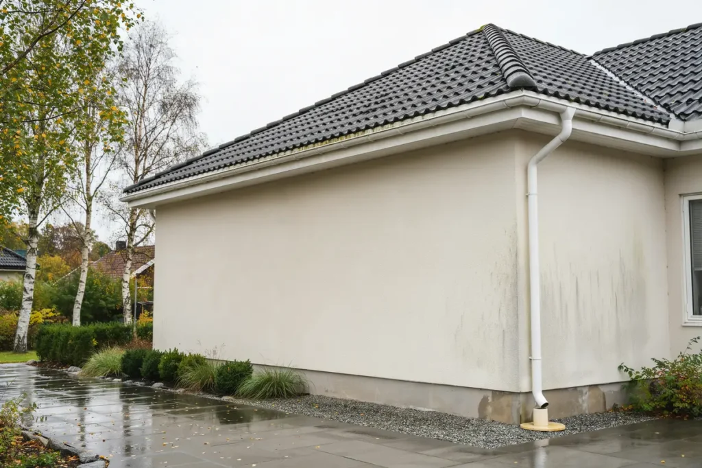 takavvattning som fungerar ret runt s minskar du risken f r fukt vid grund och fasad